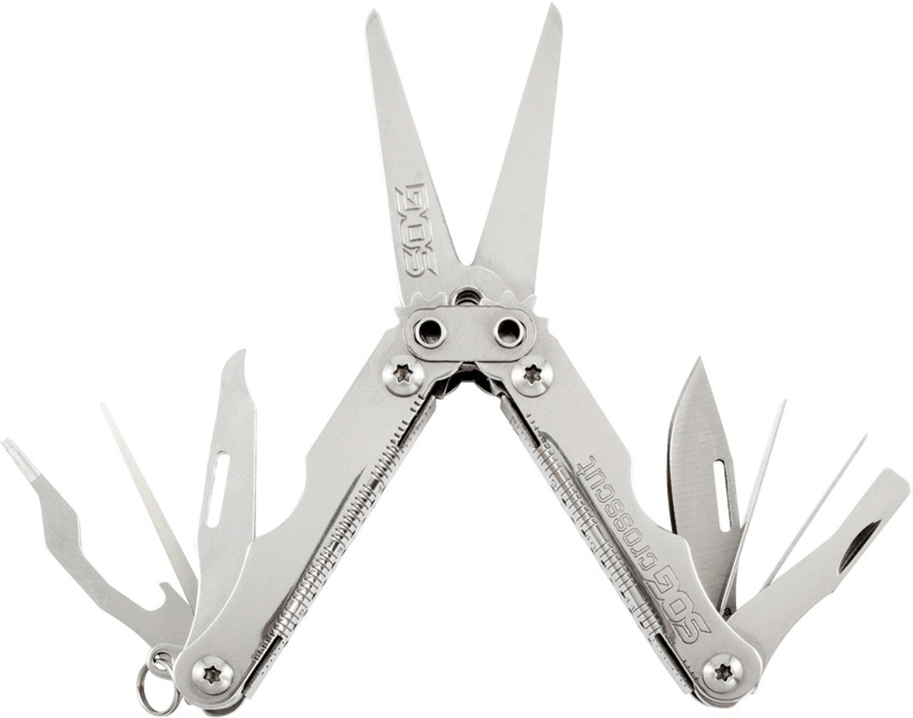 SOG CC51CP Crosscut 2.0 Multi-Tool, Gray, 9 Tools