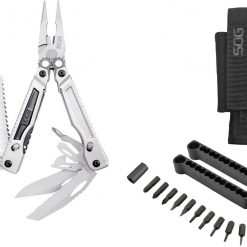 SOG PX1001NCP Powerplay w/Hex Bit Kit Multi-Tool, Gray, 18 Tools
