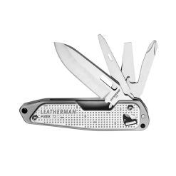 Leatherman 832680 Free T2, Stainless Steel, 8 Tools