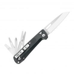 Leatherman Free K4 (832664), 3.3" 420HC SS Plain Blade, 9 Tools, Gray Aluminum Handle