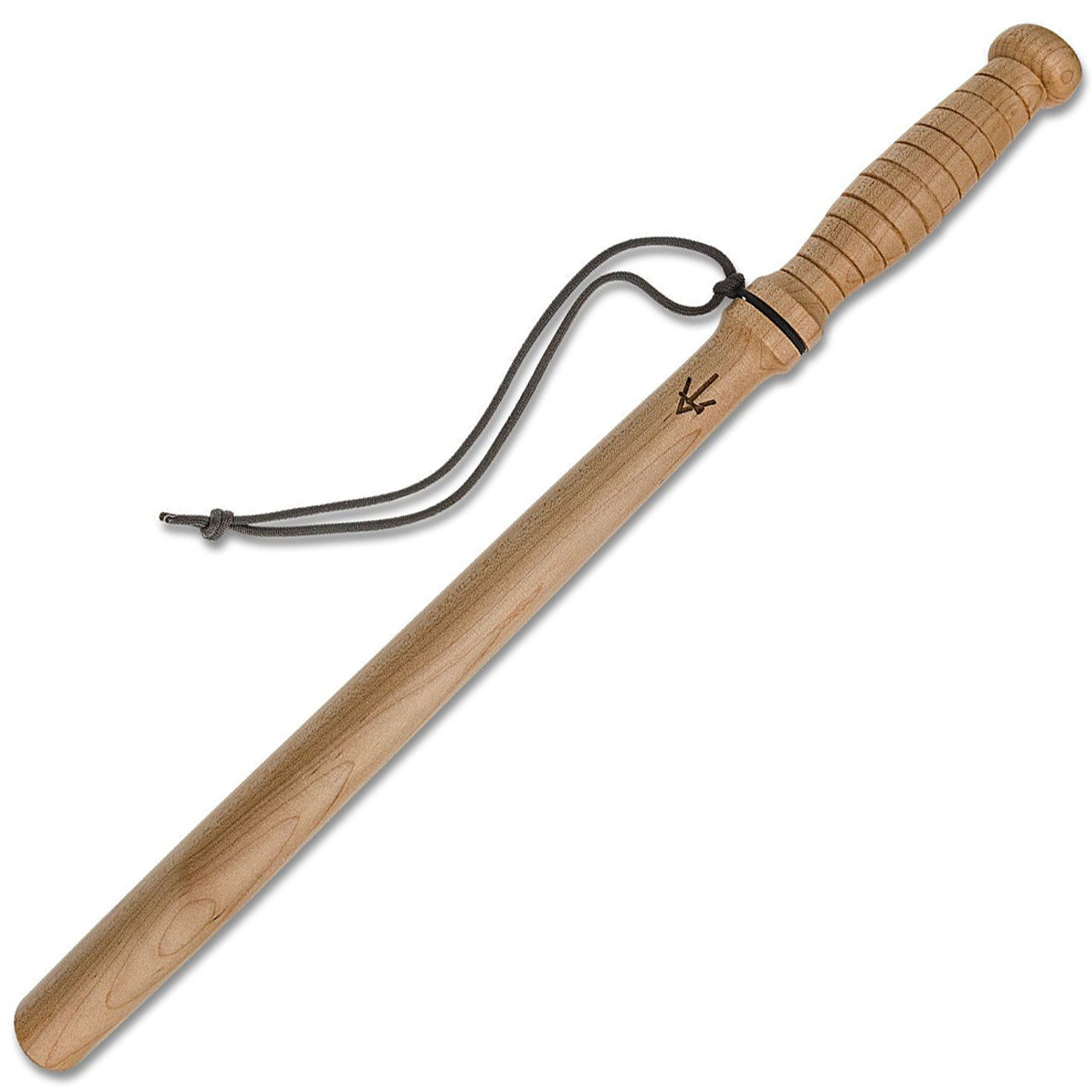 American Tomahawk Model MP Baton Natural ATC-MP-NAT, 22" Overall Length Contoured & Grooved Handle, Clear Lacquer Finished Maple Wood