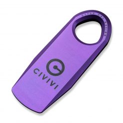 CIVIVI Ti-Bar Prybar Tool - Purple / Satin Ti (1.7" 6AL4V Ti) C21030-2