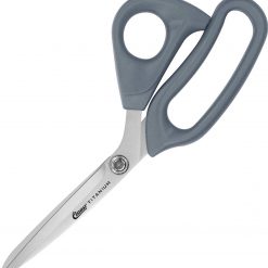 Clauss 9" Ultraflex® Bent Shear 18080, Titanium Bonded Blades, Gray Ultraflex Handles