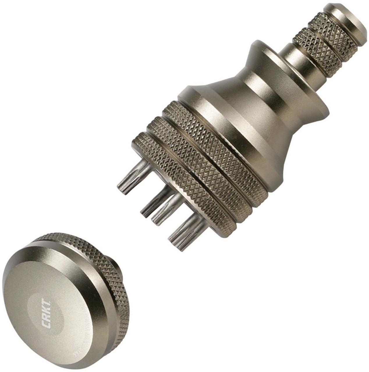 CRKT 6 Bit Driver Set (3.25" Silver Aluminum) 9910