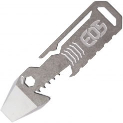 EOS TiShark Pocket Tool / Keychain - 4" Overall Titanium Body - Raw
