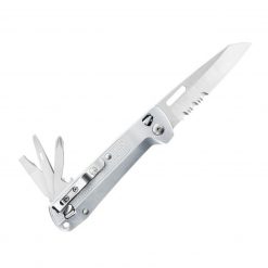 Leatherman Free K2x (832652), 3.3" 420HC SS Combo Blade, 8 Tools, Silver Aluminum Handle
