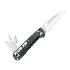 Leatherman Free K2 (832656), 3.3" 420HC SS Plain Blade, 8 Tools, Gray Aluminum Handle