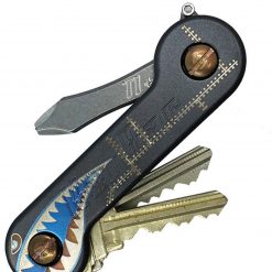 KeyBar Titanium Stealth Bomber - Key Holder/Organizer (Holds up to 12 Keys)