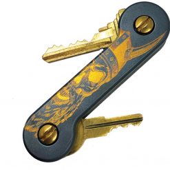 KeyBar Titanium Valhalla Artwork - Key Holder/Organizer (Holds up to 12 Keys)