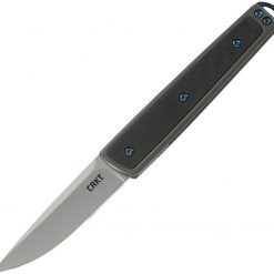 CRKT 7190 Symmetry, 2.75" 8Cr13MoV Bead Blasted Plain Blade, 2Cr13/GRN Handle