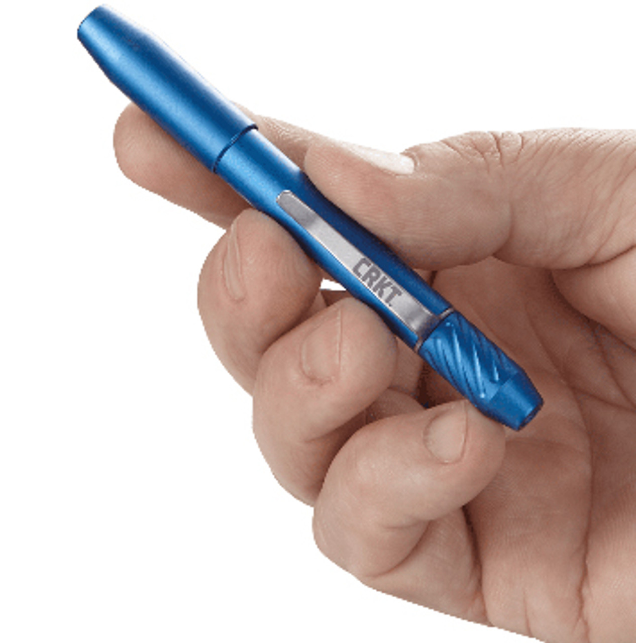 CRKT TPENBOND2 Techliner Super Shorty, Magnetic Secure Cap, 4" Blue Aluminum Body - Image 3