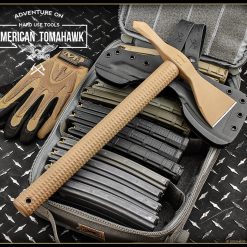 American Tomahawk Model 1, 14.12" Overall Length, Coyote Brown Nylon Handle