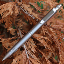 Darrel Ralph Go Pen - 5.13" Satin Titanium Construction DR085