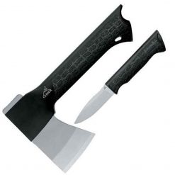 Gerber Combo Axe, 8 3/4" Overall, Forged Steel Axe Head w/Fixed Blade Knife