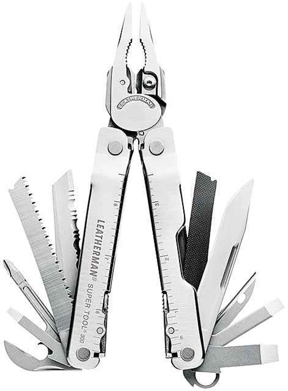 Leatherman 831102 Super Tool 300, Stainless Steel-(19 TOOLS)