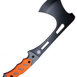 Ultimate Survival Sabercut Camp Ax, 440 Black Oxide Steel, Nylon/TPR Handle