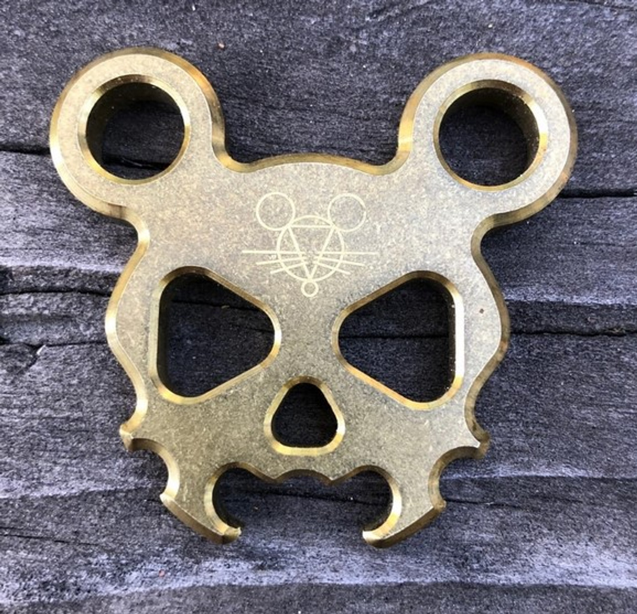 GiantMouse Morbid Mouse Mini Brass Pocket Tool, MM-MINI-BRASS - Image 2