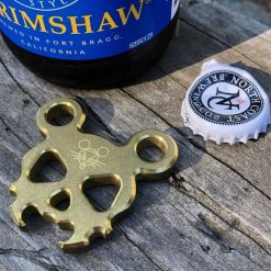 GiantMouse Morbid Mouse Mini Brass Pocket Tool, MM-MINI-BRASS